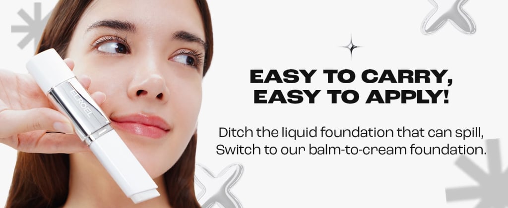 💥BUY 1 GET 1 FREE💥⏰💕🌟Cream Stick V White Korean Color-Changing Foundation Stick